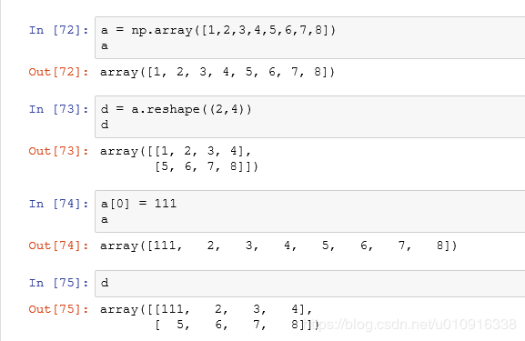 python——shape 与reshape