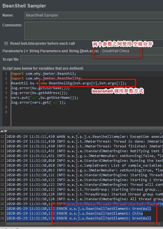 jmeter 使用BeanShell Sample Error invoking bsh eval I_jemter bsh evalCSDN博客