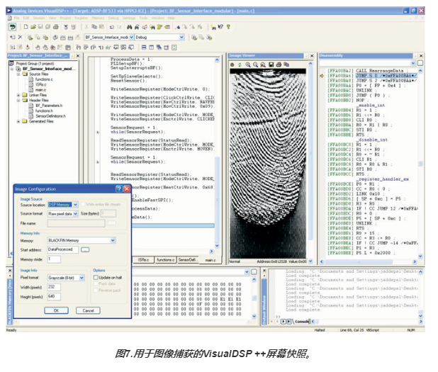 指纹传感器和Blackfin处理器增强了生物识别设备的设计