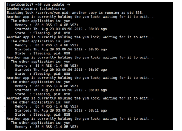 CentOS 7 执行 yum 命令失败问题的排查方法