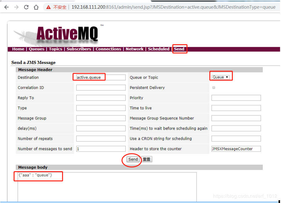 SpringBoot 整合 ActiveMQ,多个queue和多个topic实现,及前端VUE使用Stompjs接收_springboot ...