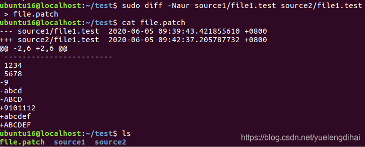 diff文件和patch文件使用_diff 打入patch-CSDN博客