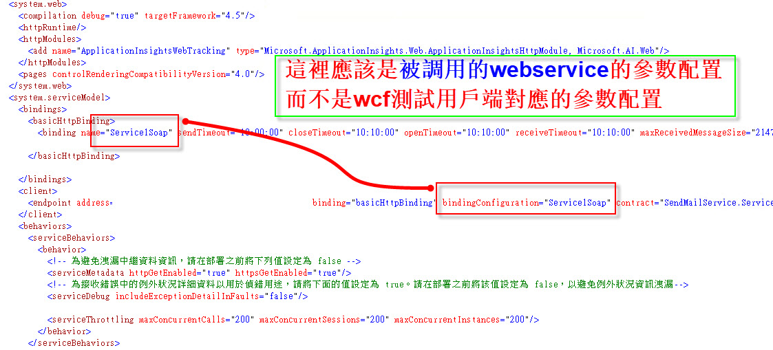 WCF測試用戶端--sendTimeout錯誤