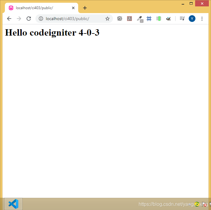 Codeigniter 4基础教程(1)-- Wamp+CodeIgniter 4以及helloworld_codeigniter4项目启动 ...