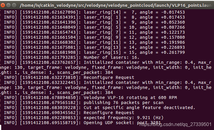 ubuntu16.04VelodyneVLP16在ROS下使用(遇见各种报错及解决方法)qq27339501的博客-