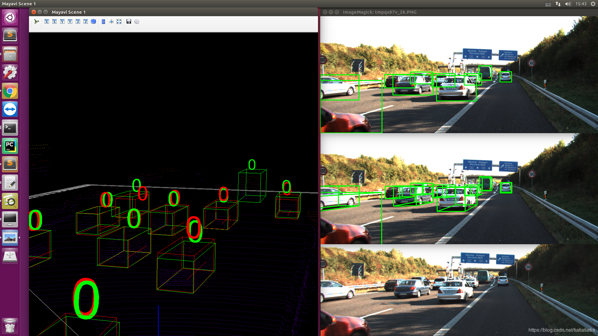 pointrcnn3d框點雲和圖像可視化