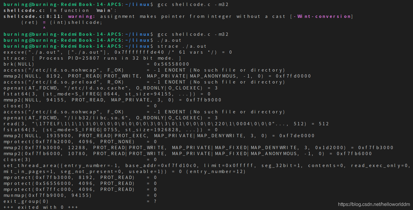 shellcode编写-Linux(32位)-第5张图片-网盾网络安全培训