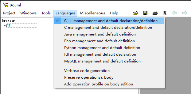 Modeling tool Bouml: Generate class diagrams - Programmer Sought