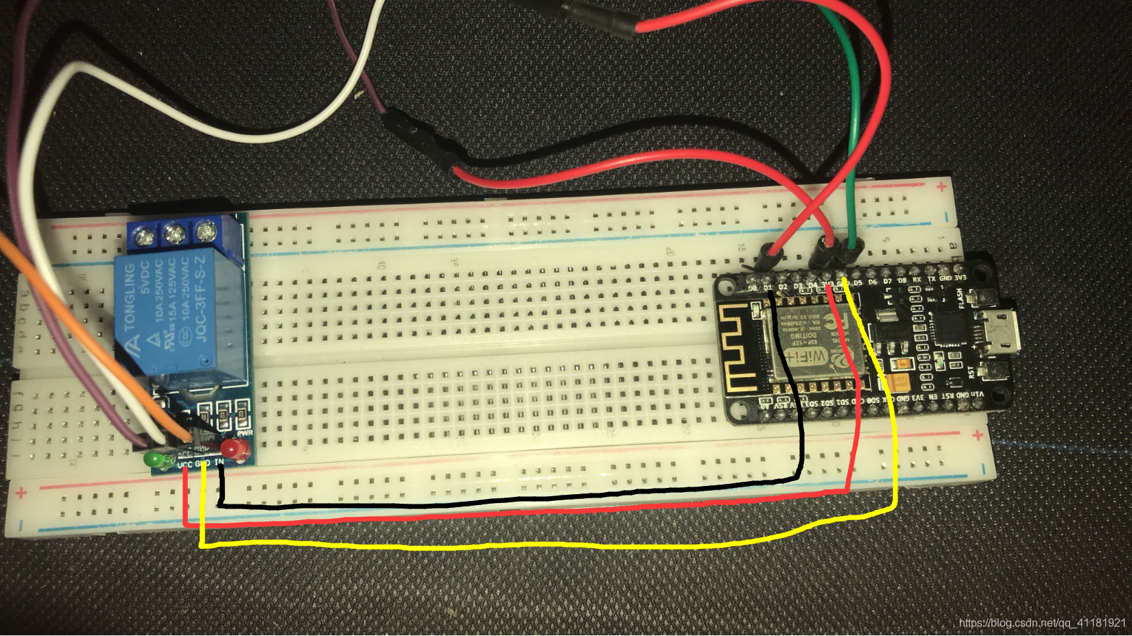 Nodemcu+ESP8266实现WEB控制家用电器南风的博客-esp8266连云详解