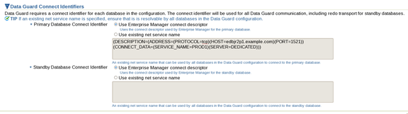 关于用oracle的OEM 11g推送Data Guard的一个bug解决。