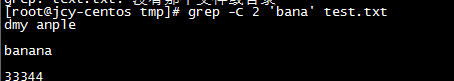 grep -C