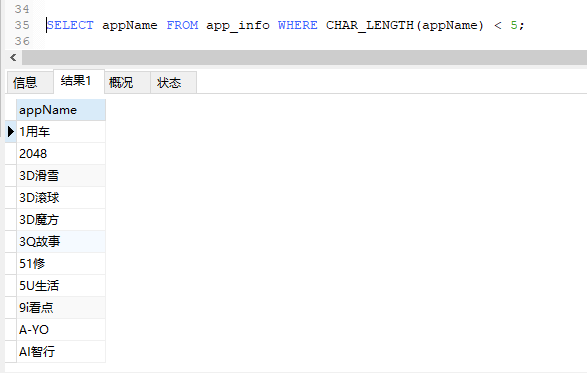 MySQL中length()、charlength()的区别和用法陈哈哈的菜园子-