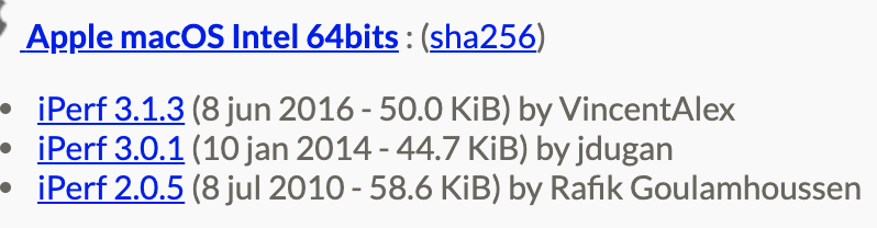 iPerf3测试局域网两台机器的之间的最大带宽