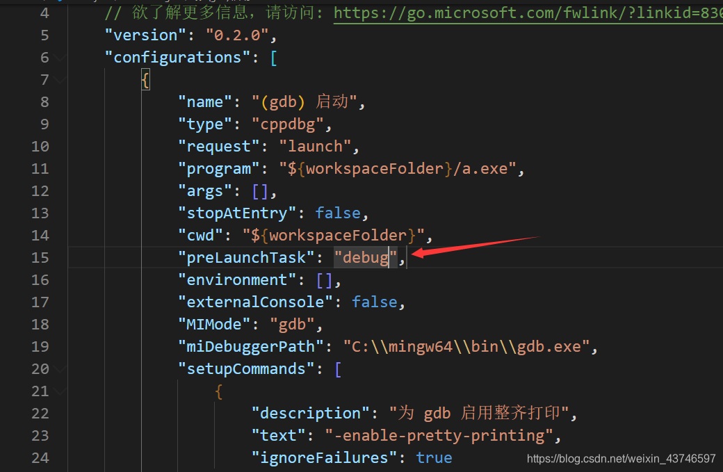 配置VScode调试配置文件weixin43746597的博客-