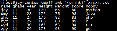 awk的学习笔记jicongyuan的博客-