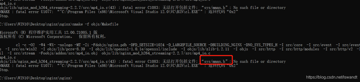 window编译nginx过程以及安装nginx_mod_h264_streaming插件_windows nginx mod-stream ...