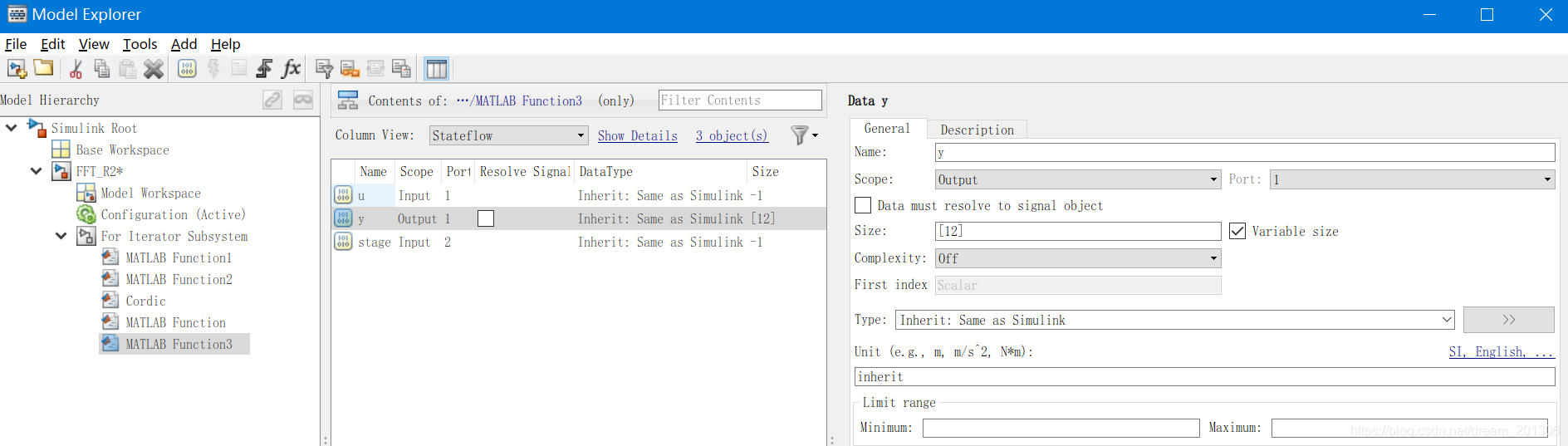 如何设置“Variable-Sized Input and Output from MATLAB Function block in ...