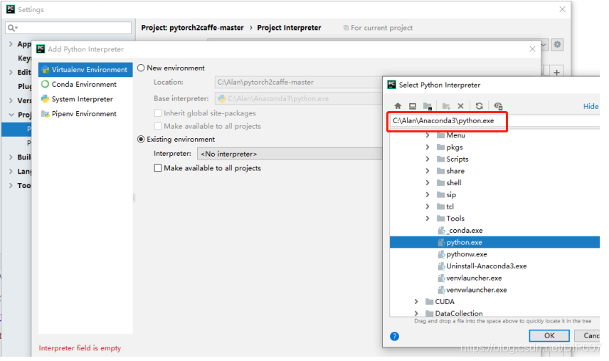 命令行import torch正常,但pycharm中显示“No module named torch”,解决方法_在cmd里面可以允许但是在 ...