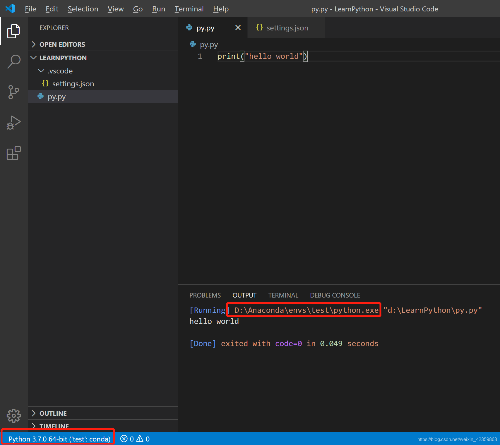 vscodeAnaconda配置python环境weixin42359863的博客-