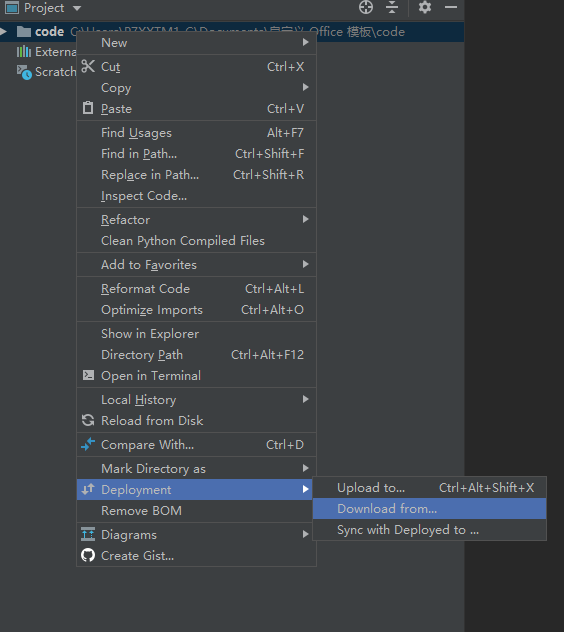 pycharm remote synchronization file and remote operation - Programmer ...
