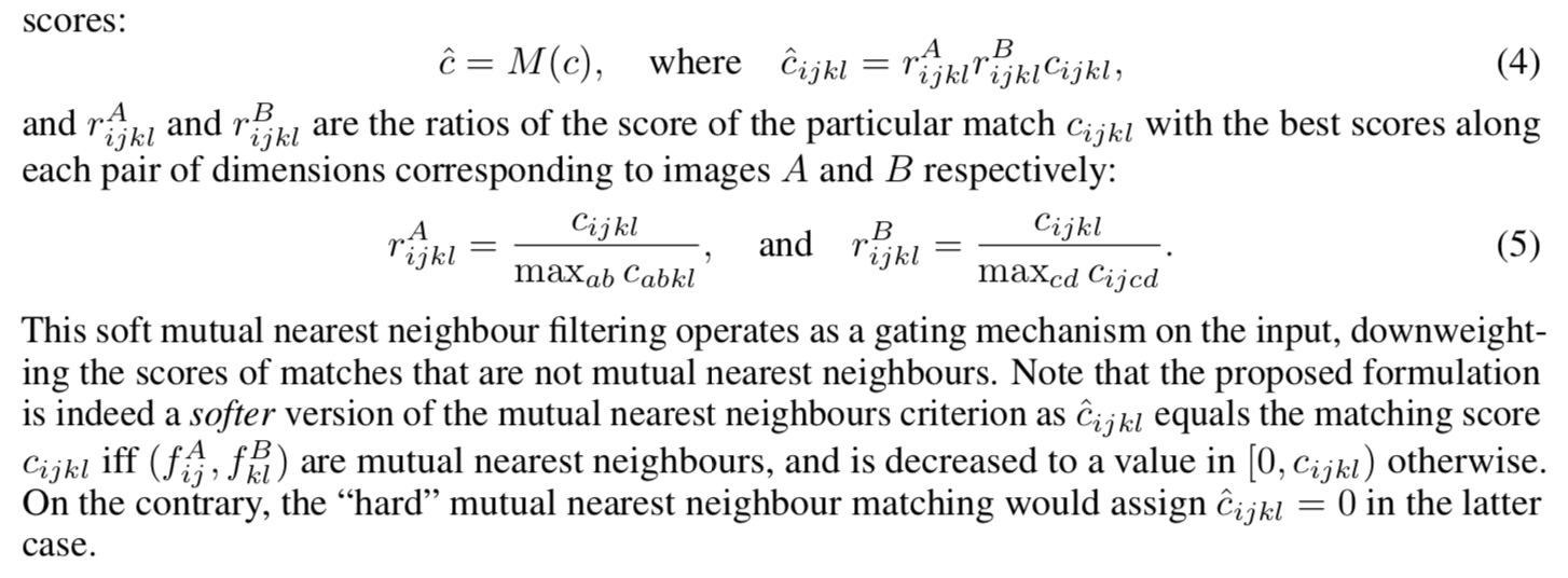 Neighbourhood Consensus Networks