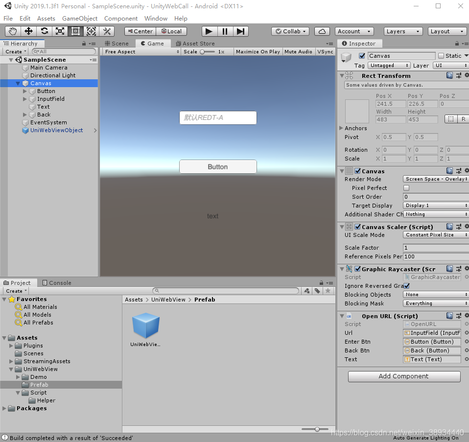 Unity内部打开Web网页——《UniWebView》,unity与网页相互调用并且传参数_unity 调用webview的方法-CSDN博客