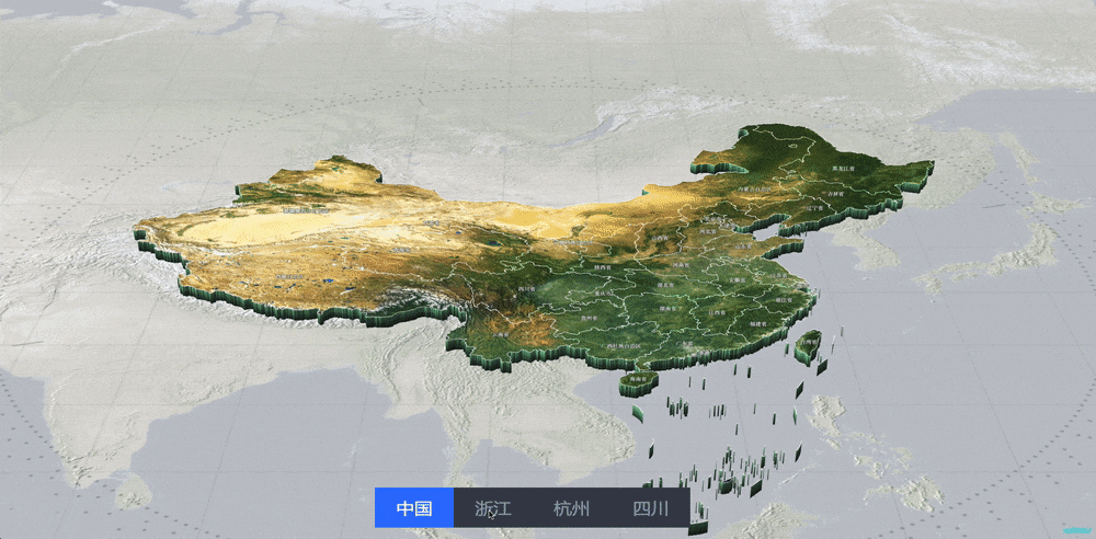 如何做出好看的三维平面地图?