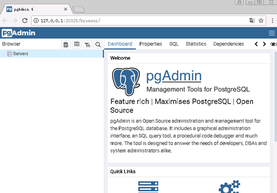 pgAdmin 4 Bug导致运行sql报错 500 Internal Server Error_either the server is
