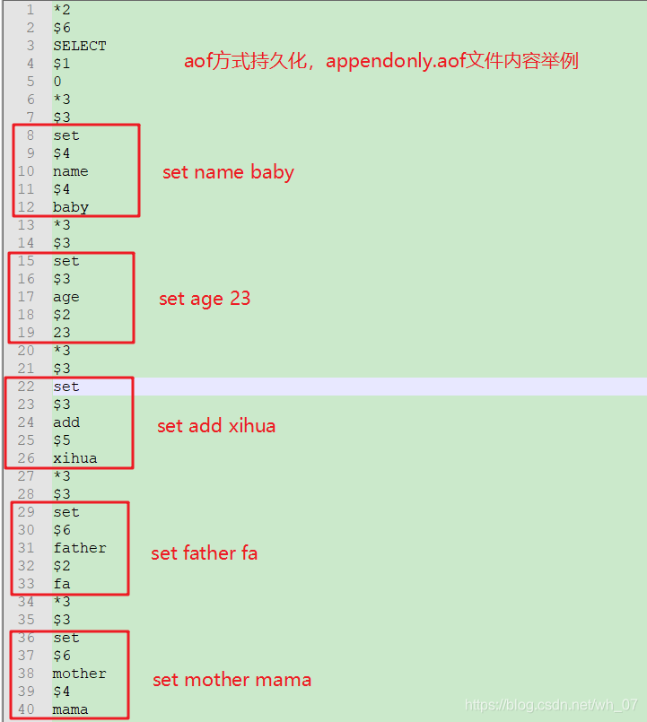 .aof文件内容举例