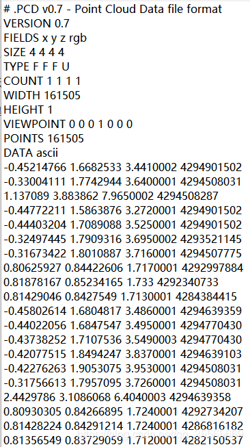Pcd File Format Coordinate System Python读取pcd点云文件_python中pcd文件是几通道-CSDN博客