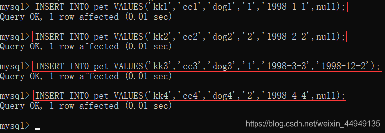 MySQL数据库-笔记02【创建数据库与数据表、数据类型与类型选择、增删改查、6种约束概念与举例(主键约束、自增约束、唯一约束、非空约束、默认约束、外键约束)】卢已好运哒~-