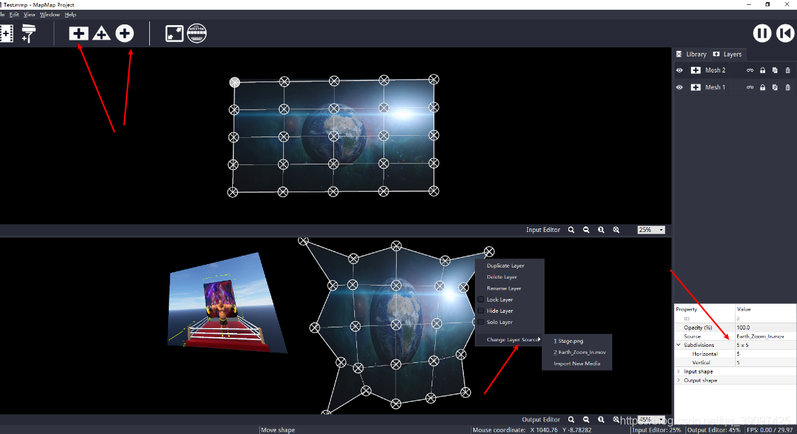 Mapmap MadMapper ResolumeArena投影软件概述_madmapper millumin arena resolume ...