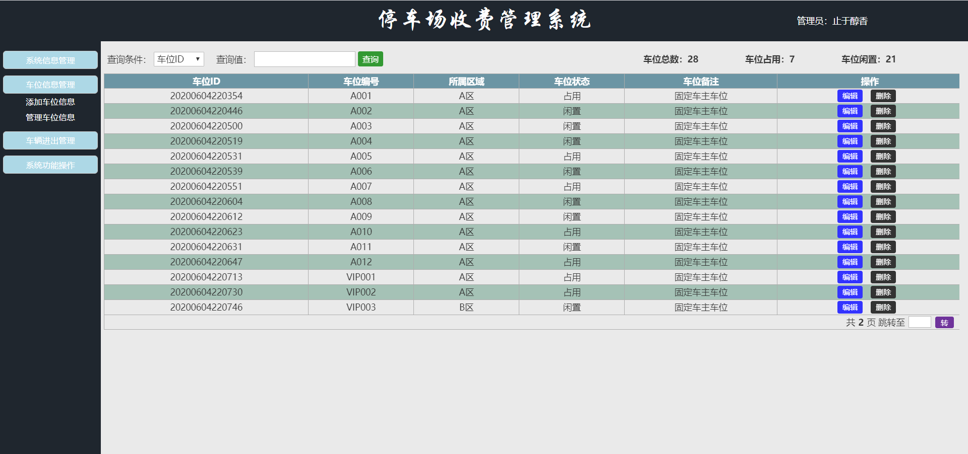 停車場收費系統