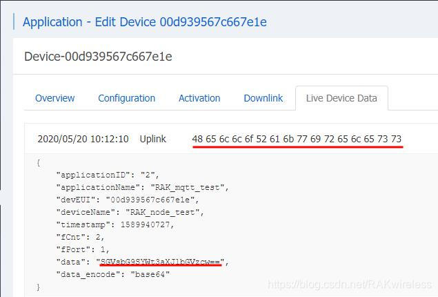 The web management page of RAK's LoRaWAN commercial gateway