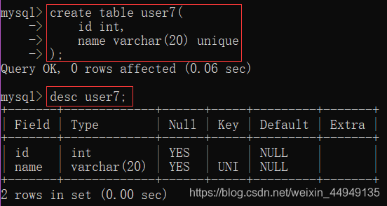 MySQL数据库-笔记02【创建数据库与数据表、数据类型与类型选择、增删改查、6种约束概念与举例(主键约束、自增约束、唯一约束、非空约束、默认约束、外键约束)】卢已好运哒~-