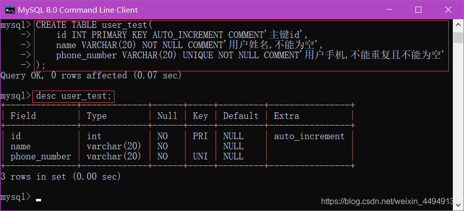 MySQL数据库-笔记02【创建数据库与数据表、数据类型与类型选择、增删改查、6种约束概念与举例(主键约束、自增约束、唯一约束、非空约束、默认约束、外键约束)】卢已好运哒~-