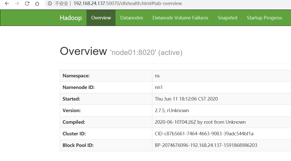 LinuxCentOS7.5搭建高可用Hadoop分布式集群环境路西法Lucifer-