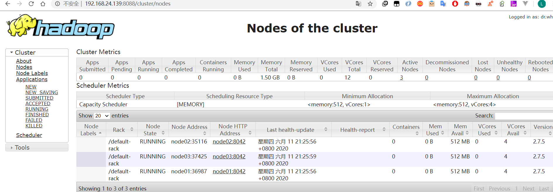 LinuxCentOS7.5搭建高可用Hadoop分布式集群环境路西法Lucifer-