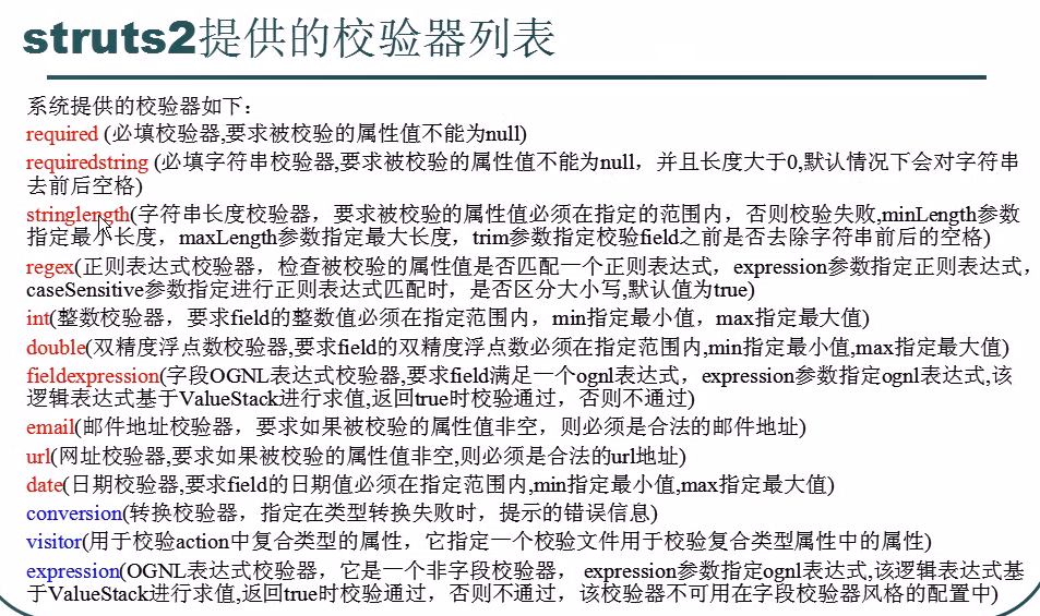 【Struts2笔记整理十】数据有效性与国际化