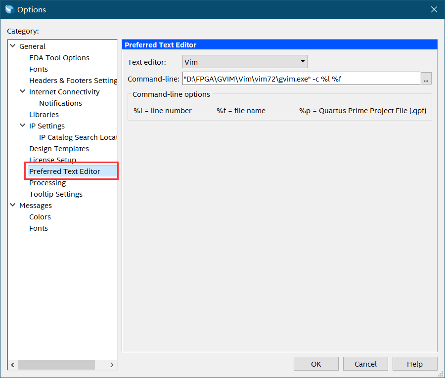 如何使用Quartus添加外部编辑器GVIMjie242424的博客-