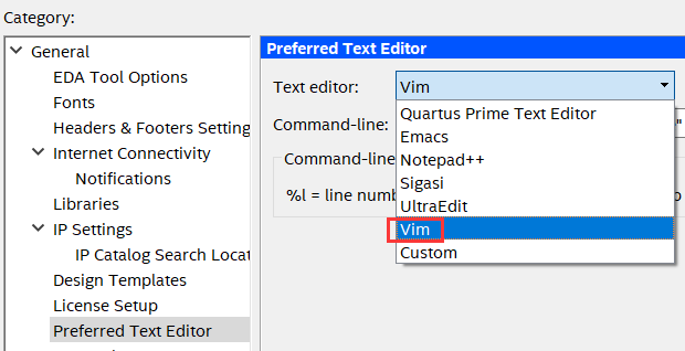 如何使用Quartus添加外部编辑器GVIMjie242424的博客-