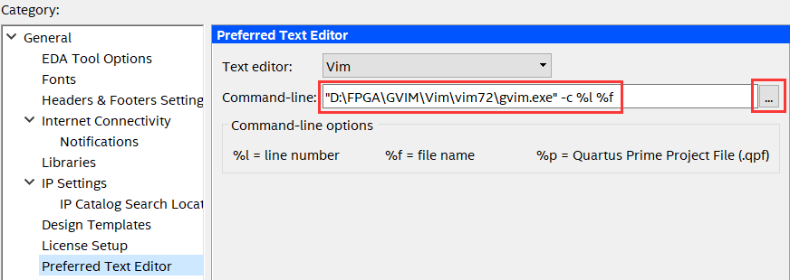 如何使用Quartus添加外部编辑器GVIMjie242424的博客-