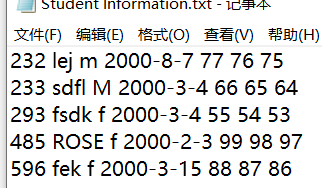 1005  tom  M  2000-1-1  87  80  90