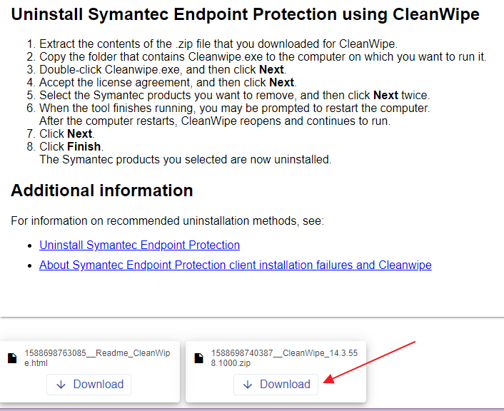 uninstall symantec endpoint protection macos