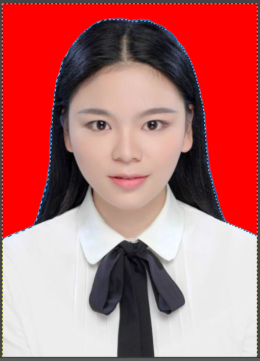 gimp基础大头照换色及美化