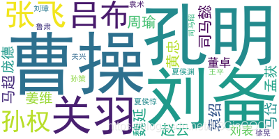 python爬取三国演义文本,统计三国演义中出场次数前30的人物,并生成词云、图表ABCisCOOL的博客-