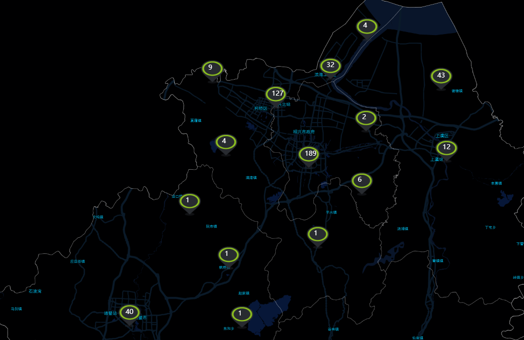高德地图地图层级不同显示marker数量不同