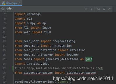deepsort+yolov3 程序运行_Nie2014的博客-CSDN博客