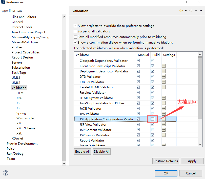 Myeclipse10 import project appears Cannot return from outside a ...