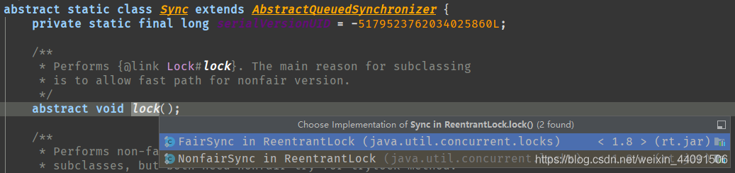 ReentrantLock之Lock方法上锁流程(源码解析jdk1.8版本)weixin44091506的博客-